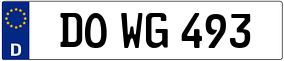 Truck License Plate